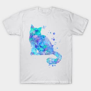 Birman Cat Watercolor Painting T-Shirt